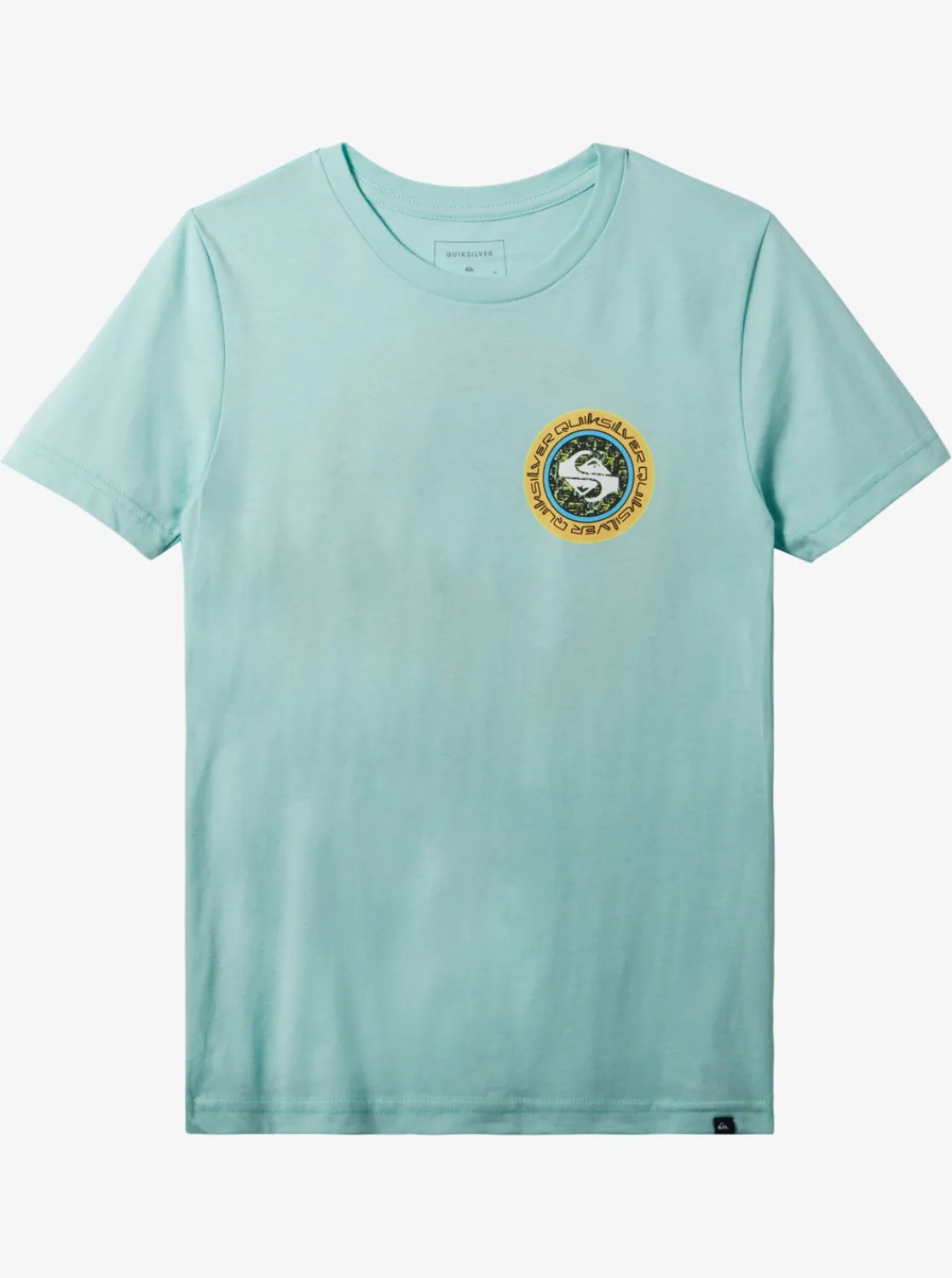 Quiksilver Boy'S 8-16 Omni Circle T-Shirt Pastel Turquoise Outlet