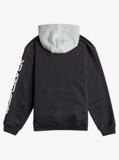 Quiksilver Boy'S 8-16 Omni Logo Hoodie Black New