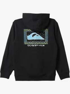 Quiksilver Boy'S 8-16 Perfect Peaking Stingrayhoody Pullover Sweatshirt Black Clearance