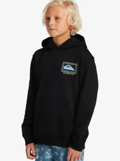 Quiksilver Boy'S 8-16 Perfect Peaking Stingrayhoody Pullover Sweatshirt Black Clearance