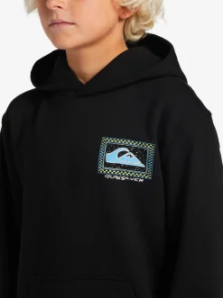 Quiksilver Boy'S 8-16 Perfect Peaking Stingrayhoody Pullover Sweatshirt Black Clearance