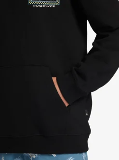 Quiksilver Boy'S 8-16 Perfect Peaking Stingrayhoody Pullover Sweatshirt Black Clearance