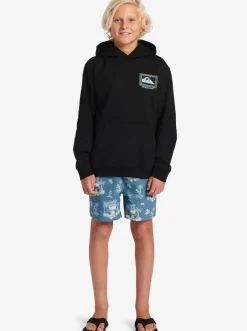 Quiksilver Boy'S 8-16 Perfect Peaking Stingrayhoody Pullover Sweatshirt Black Clearance