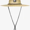 Quiksilver Boy'S 8-16 Pierside Straw Lifeguard Hat Natural Discount