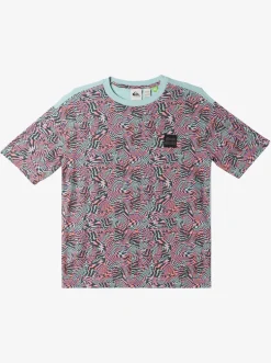 Quiksilver Boy'S 8-16 Radical All-Over T-Shirt Purple Rose Radical Times 233 Hot