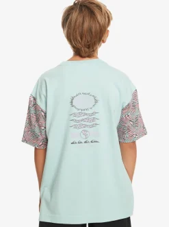 Quiksilver Boy'S 8-16 Radical All-Over T-Shirt Purple Rose Radical Times 233 Hot