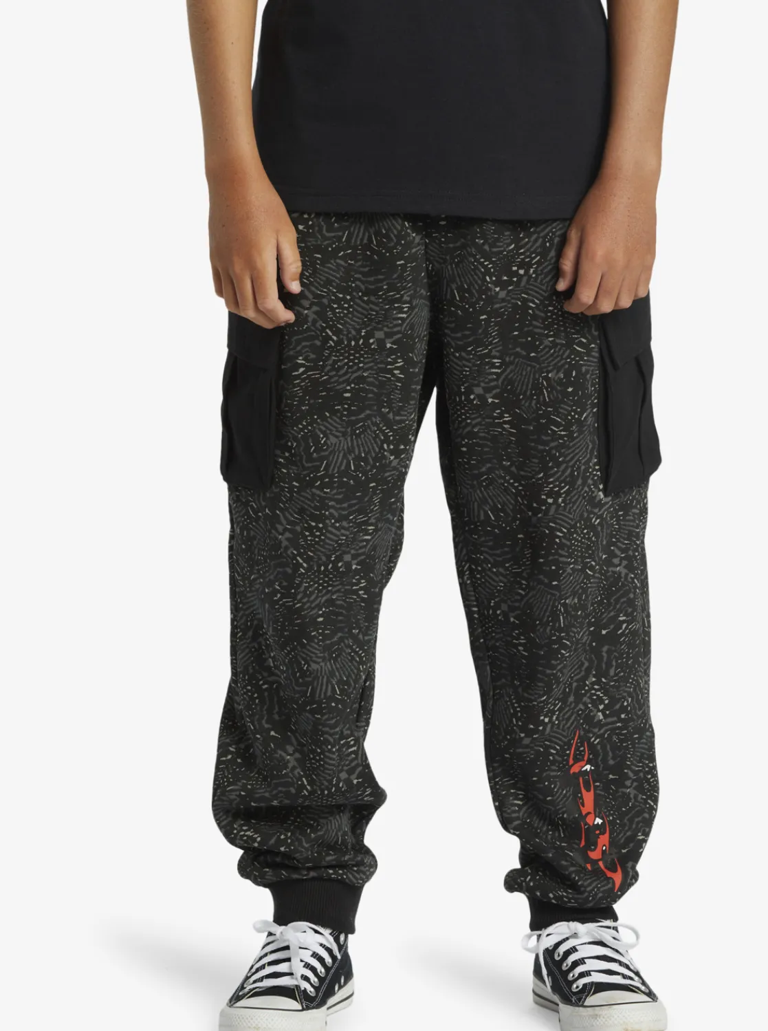 Quiksilver Boy'S 8-16 Radical Cargo Joggers Black Radical Times 233 Clearance