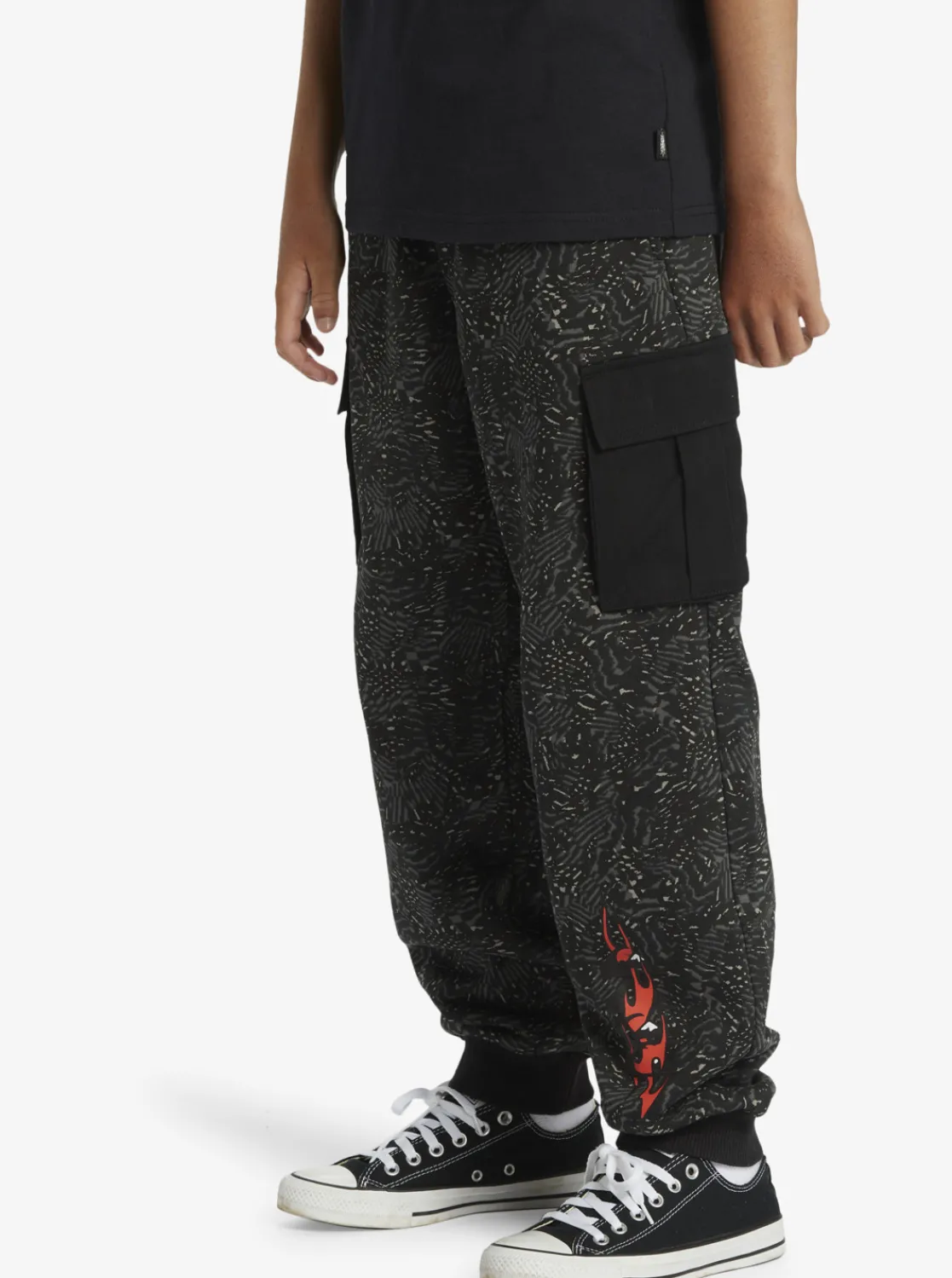 Quiksilver Boy'S 8-16 Radical Cargo Joggers Black Radical Times 233 Clearance
