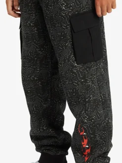 Quiksilver Boy'S 8-16 Radical Cargo Joggers Black Radical Times 233 Clearance