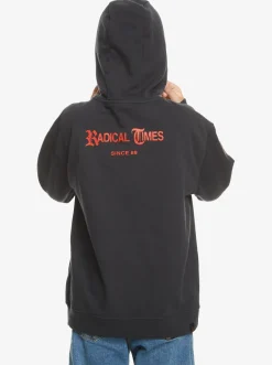Quiksilver Boy'S 8-16 Radical Times Hoodie Black Sale