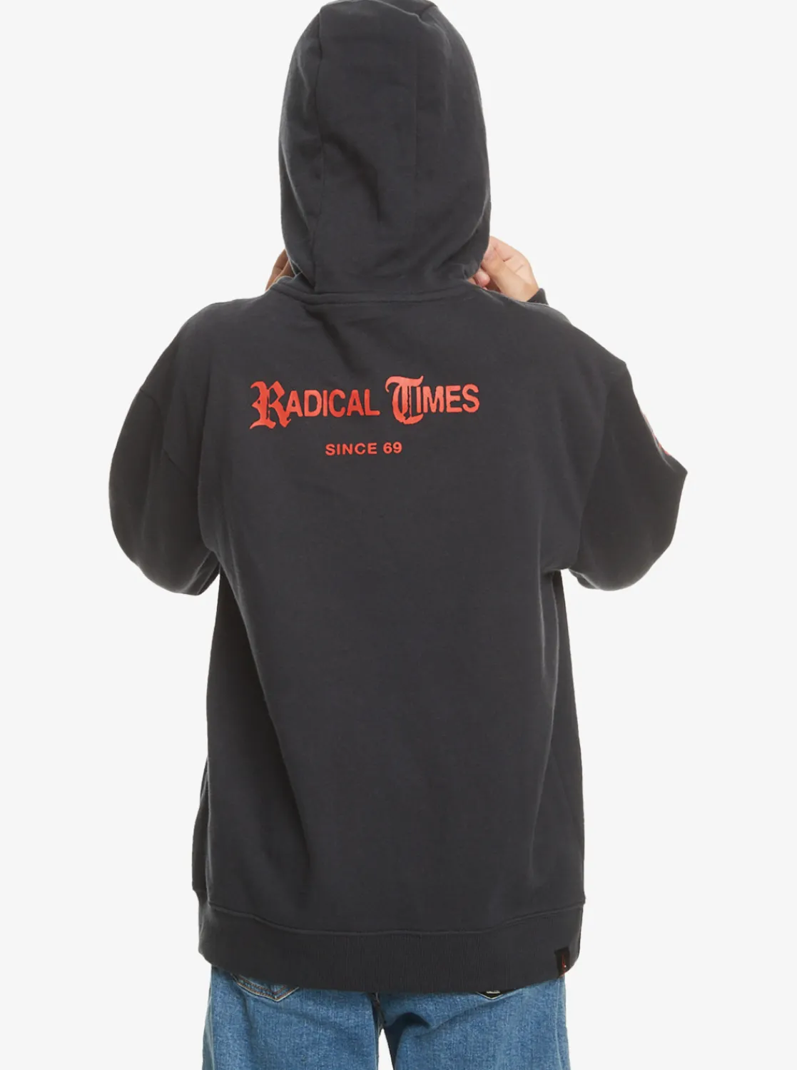 Quiksilver Boy'S 8-16 Radical Times Hoodie Black Sale