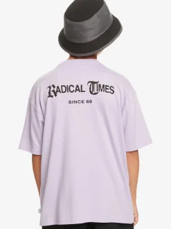 Quiksilver Boy'S 8-16 Radical Times T-Shirt Purple Rose Sale