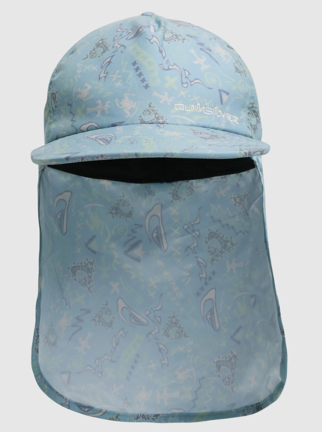 Quiksilver Boy'S 8-16 Ray Master Neck Protection Cap Pastel Turquoise Next Gen 233 Hot