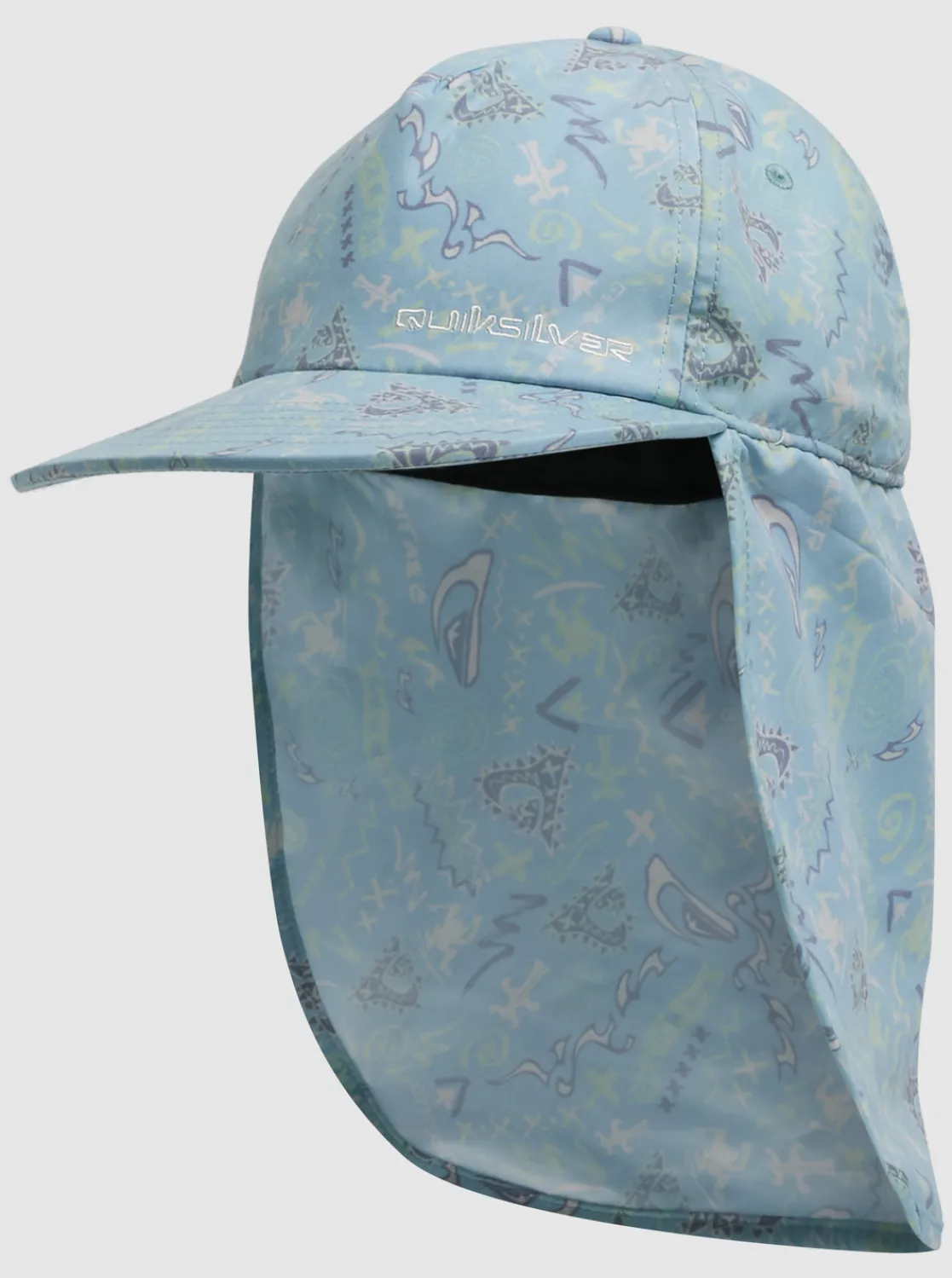 Quiksilver Boy'S 8-16 Ray Master Neck Protection Cap Pastel Turquoise Next Gen 233 Hot