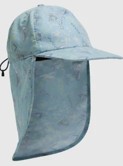 Quiksilver Boy'S 8-16 Ray Master Neck Protection Cap Pastel Turquoise Next Gen 233 Hot