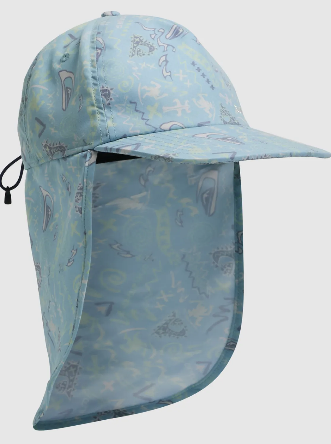 Quiksilver Boy'S 8-16 Ray Master Neck Protection Cap Pastel Turquoise Next Gen 233 Hot