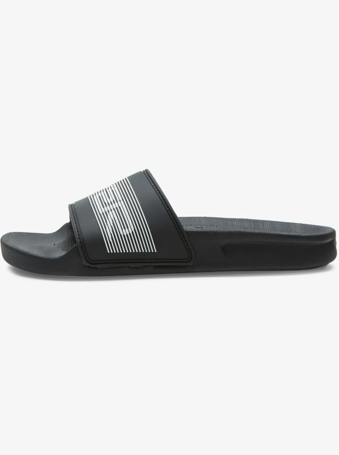 Quiksilver Boy'S 8-16 Rivi Wordmark Slide Sandals Black 2 Hot