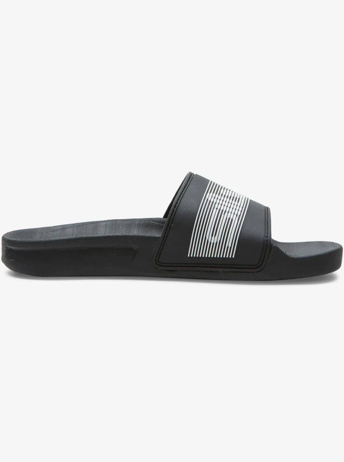 Quiksilver Boy'S 8-16 Rivi Wordmark Slide Sandals Black 2 Hot