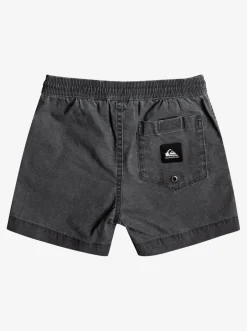 Quiksilver Boy'S 2-7 Taxer Elastic Waist Shorts Black Store
