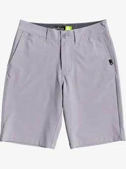 Quiksilver Boy'S 8-16 Union Amphibian 19" Hybrid Shorts Sleet Hot