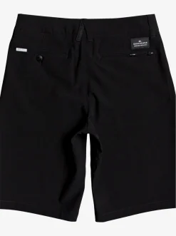 Quiksilver Boy'S 8-16 Union Amphibian 19" Hybrid Shorts Black Sale