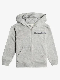 Quiksilver Boy'S 2-7 Vintage Rising Lines Zip-Up Hoodie Light Grey Heather Best Sale