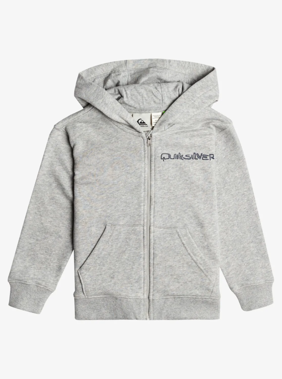 Quiksilver Boy'S 2-7 Vintage Rising Lines Zip-Up Hoodie Light Grey Heather Best Sale