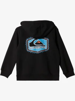 Quiksilver Boy'S 2-7 Vintage Rising Lines Zip-Up Hoodie Black Best