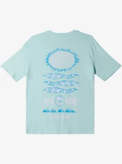 Quiksilver Boy'S 8-16 Visions T-Shirt Pastel Turquoise Best