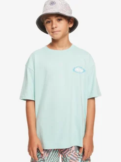 Quiksilver Boy'S 8-16 Visions T-Shirt Pastel Turquoise Best