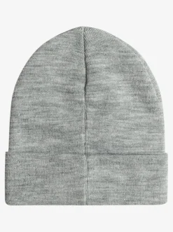 Quiksilver Brigade Fold-Over Beanie Heather Grey Fashion