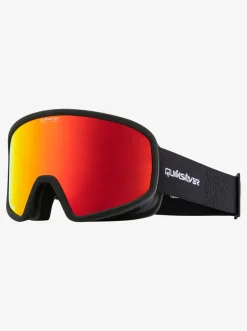 Quiksilver Browdy Color Luxe Snow Goggles Black/Clux Ml Red S3 Discount