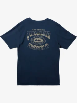 Quiksilver Bubble Outline T-Shirt Clear Sky New