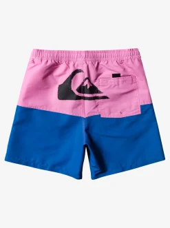 Quiksilver Butt Logo 17" Volleys Moonlite Mauve Cheap