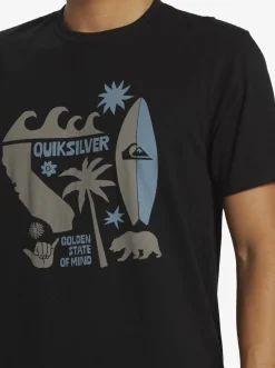 Quiksilver Ca Funshine T-Shirt Black Shop