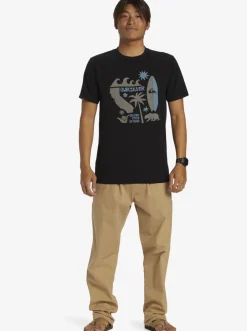 Quiksilver Ca Funshine T-Shirt Black Shop
