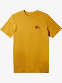 Quiksilver Ca Point Breaks T-Shirt Mustard Sale