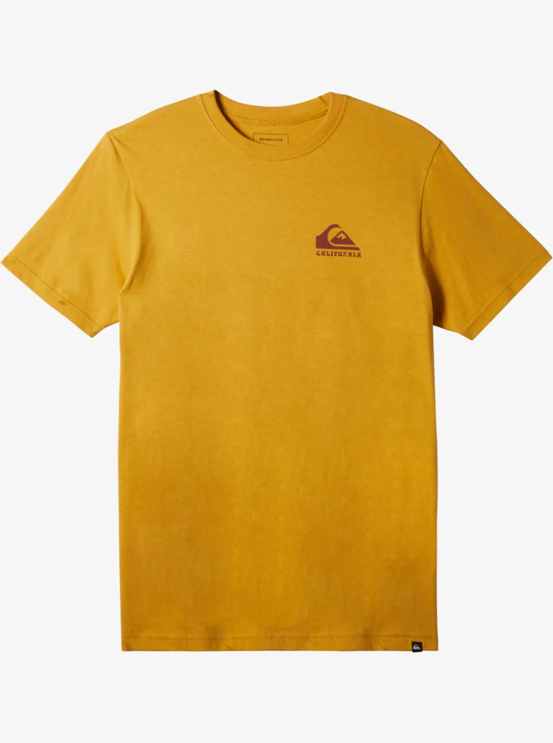 Quiksilver Ca Point Breaks T-Shirt Mustard Sale