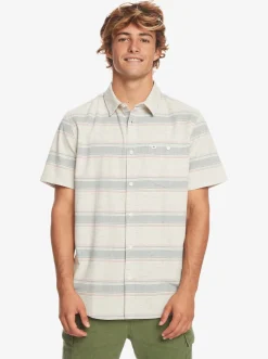 Quiksilver Cali Sunrise Short Sleeve Shirt Plaza Taupe Cali Discount