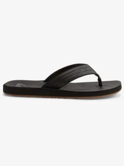 Quiksilver Carver Nubuck Sandals Solid Black Best
