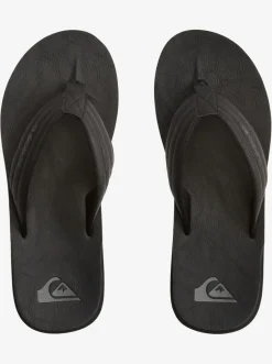 Quiksilver Carver Nubuck Sandals Solid Black Best