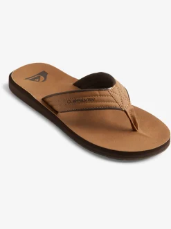 Quiksilver Carver Nubuck Sandals Tan - Pattern_1 Fashion