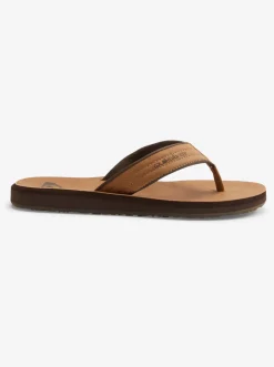 Quiksilver Carver Nubuck Sandals Tan - Pattern_1 Fashion