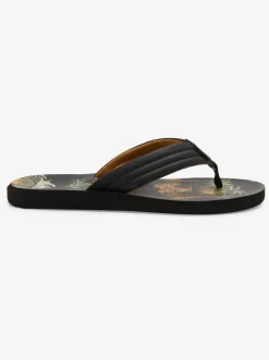 Quiksilver Carver Print Sandals Black 5 Online