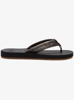Quiksilver Carver Squish Sandals Brown/Black/Brown Cheap