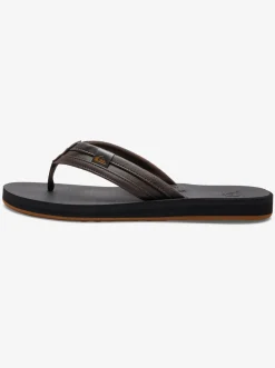 Quiksilver Carver Squish Sandals Brown/Black/Brown Cheap
