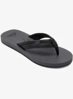 Quiksilver Carver Squish Sandals Black/Grey/Black Store