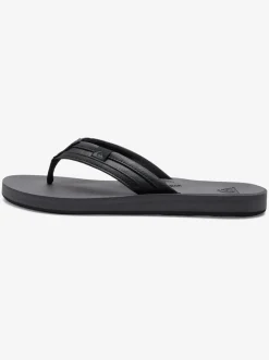 Quiksilver Carver Squish Sandals Black/Grey/Black Store