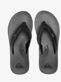 Quiksilver Carver Squish Sandals Black/Grey/Black Store