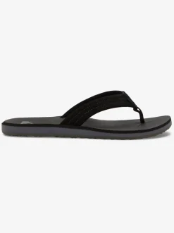Quiksilver Carver Suede Core Sandals Black 1 Cheap